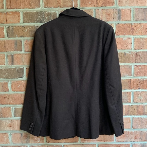 Pendleton Chocolate Wool Blazer - Picture 2 of 4